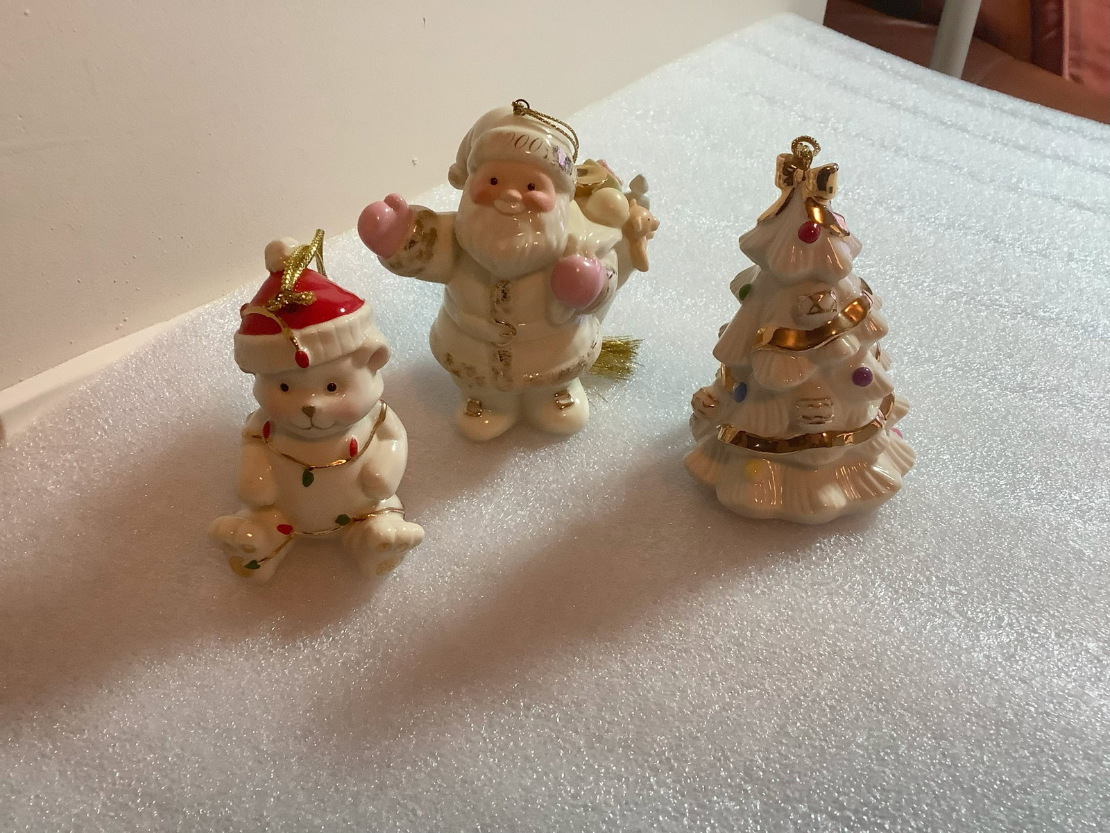 Lenox Christmas Ornaments tallest 4 1/2 in: Lenox Christmas Ornaments tallest 4 1/2 in