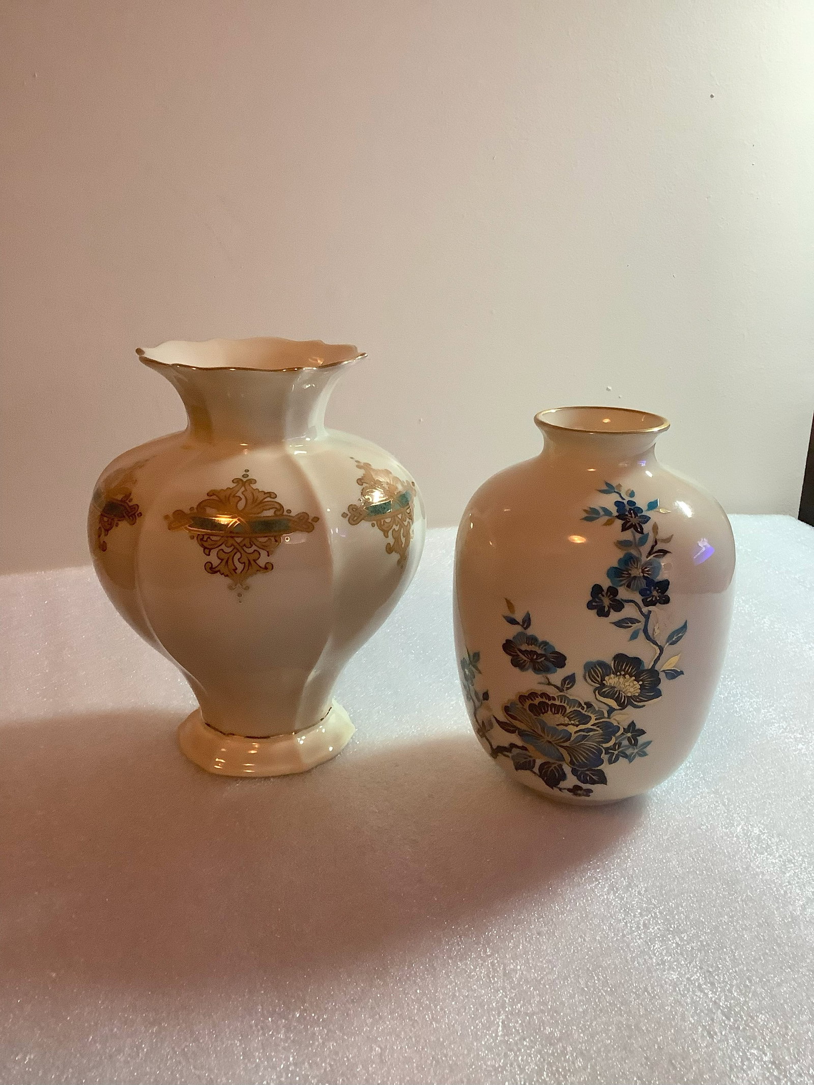 Lenox Pagoda Vases 7 1/2 inches tallest: Lenox Pagoda Vases 7 1/2 inches tallest