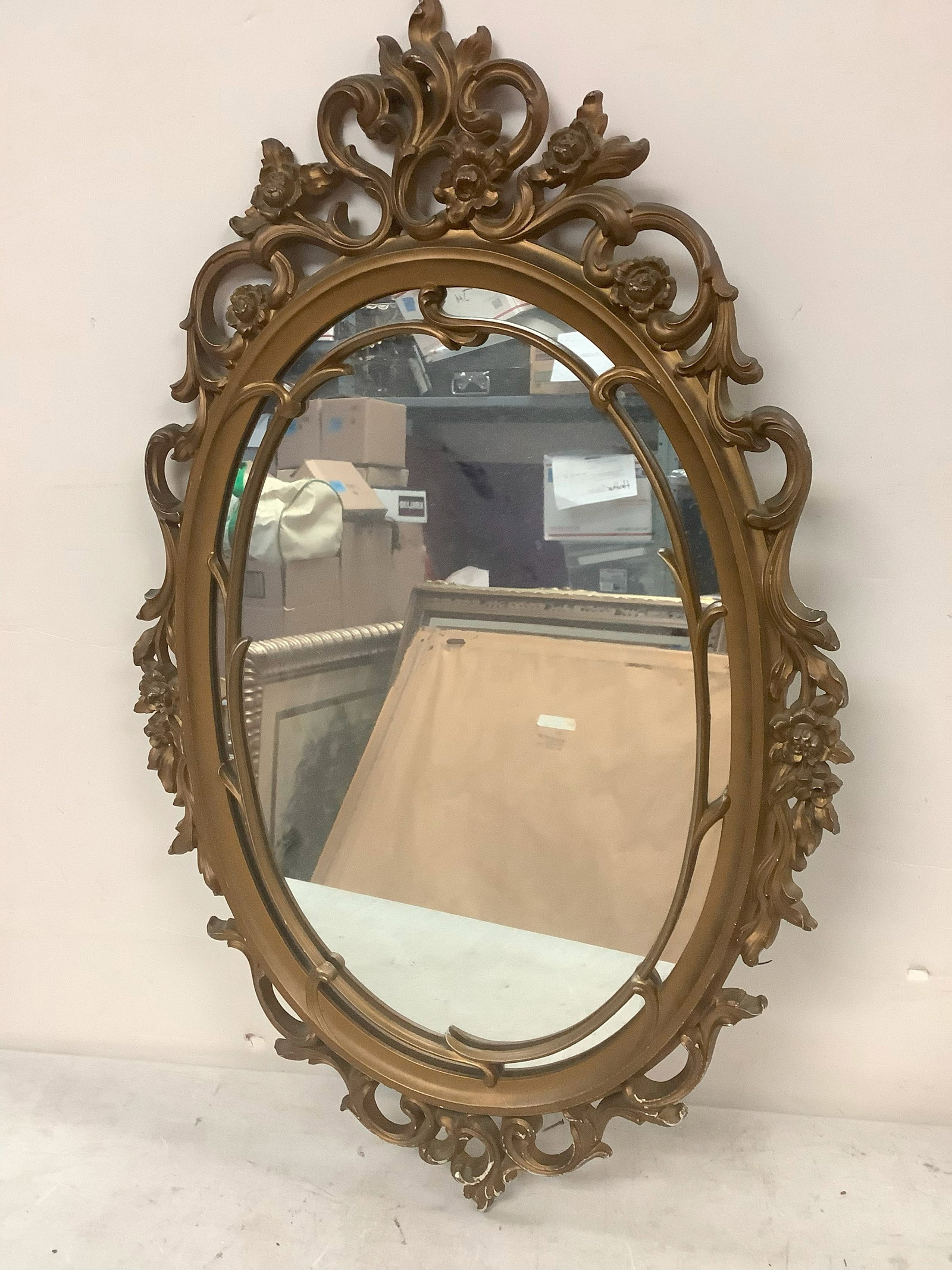 Vintage Decorative Wall Mirror 17x27: Vintage Decorative Wall Mirror 17x27