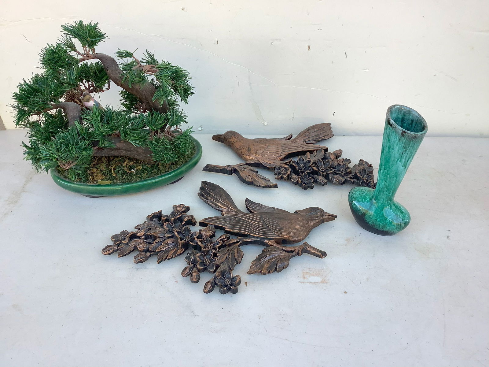 Naturescape Table Figurine, Evangeline Canada Vase, Bird Wall Plaques (1 of 1)