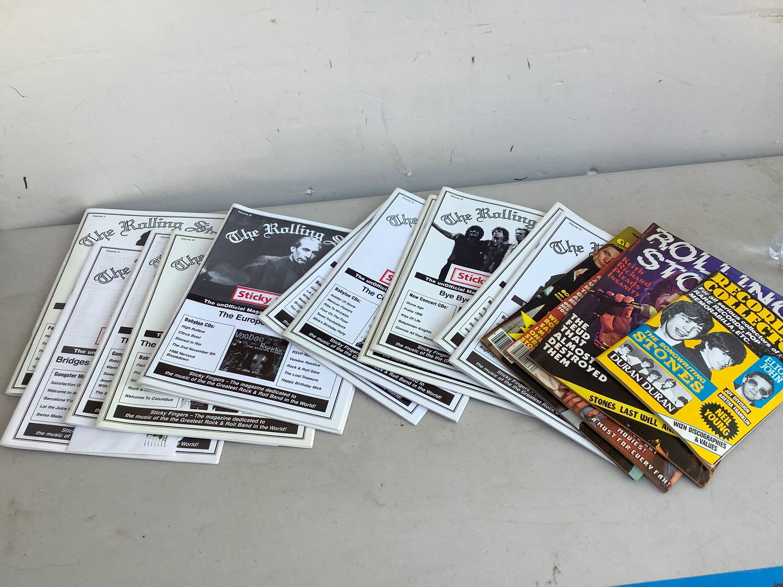 The Rolling Stones Sticky Fingers Publication various issues and volumes, and more (1 of 1)