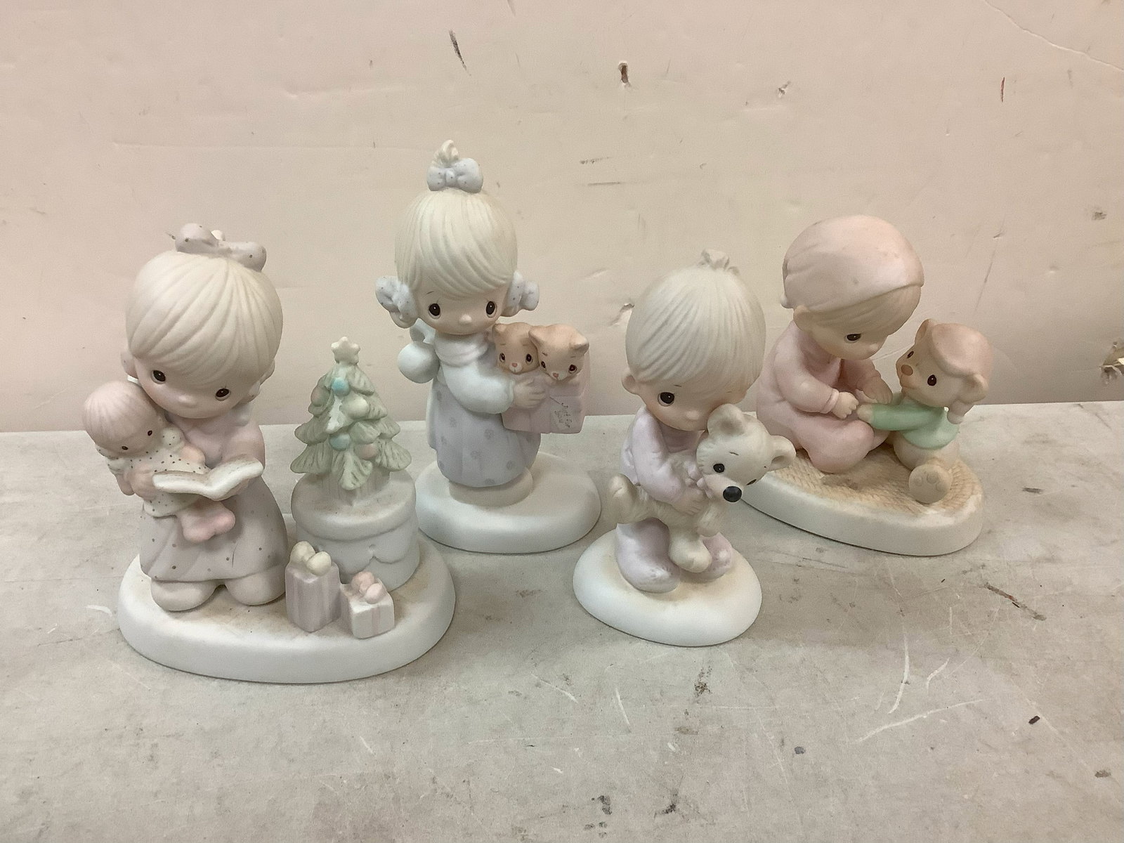 Jonathan and david jesus loves me ceramic figurines (1 of 1)