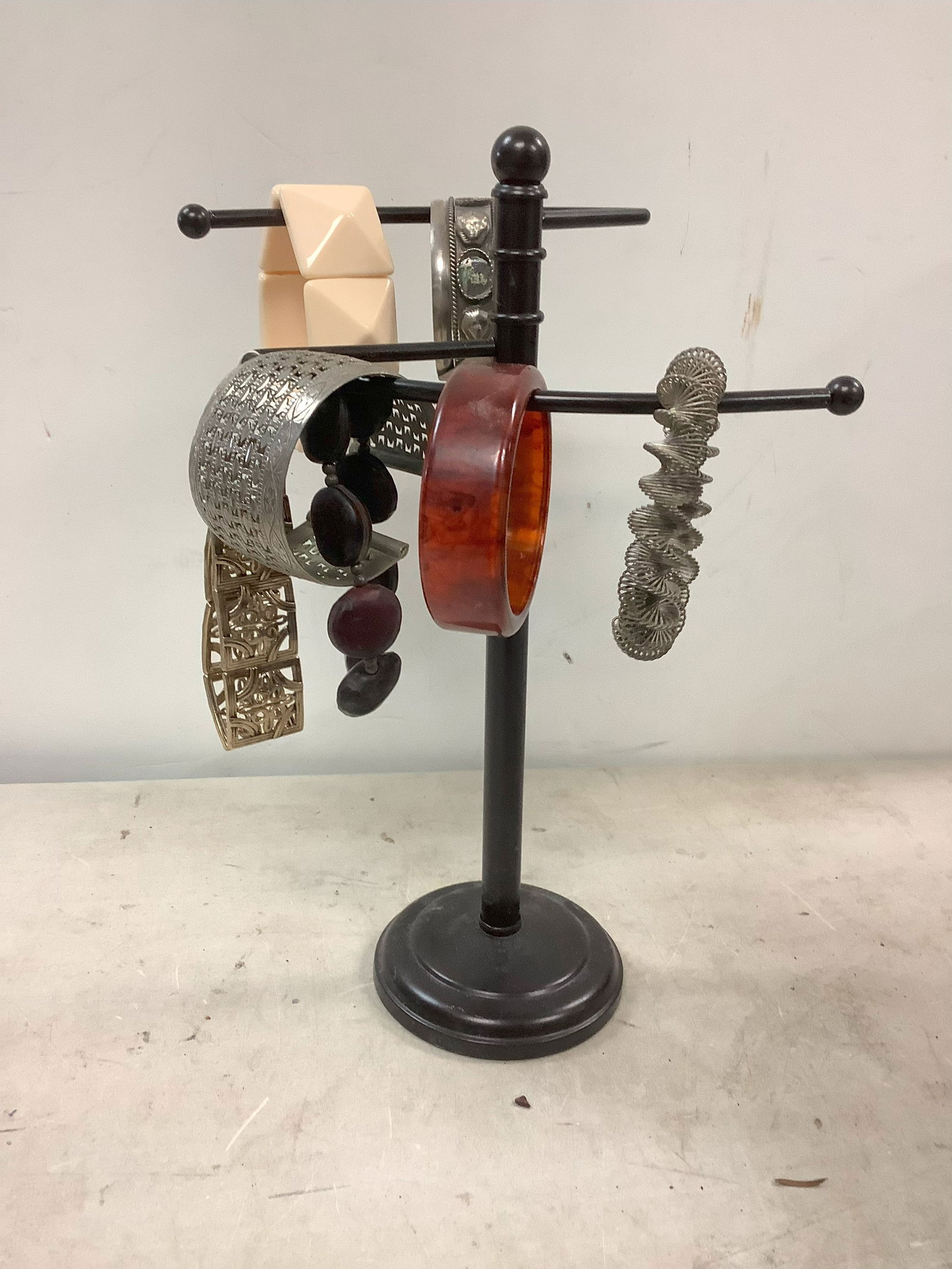 Bracelet Holder and Assorted Fashion Bracelets (1 of 1)