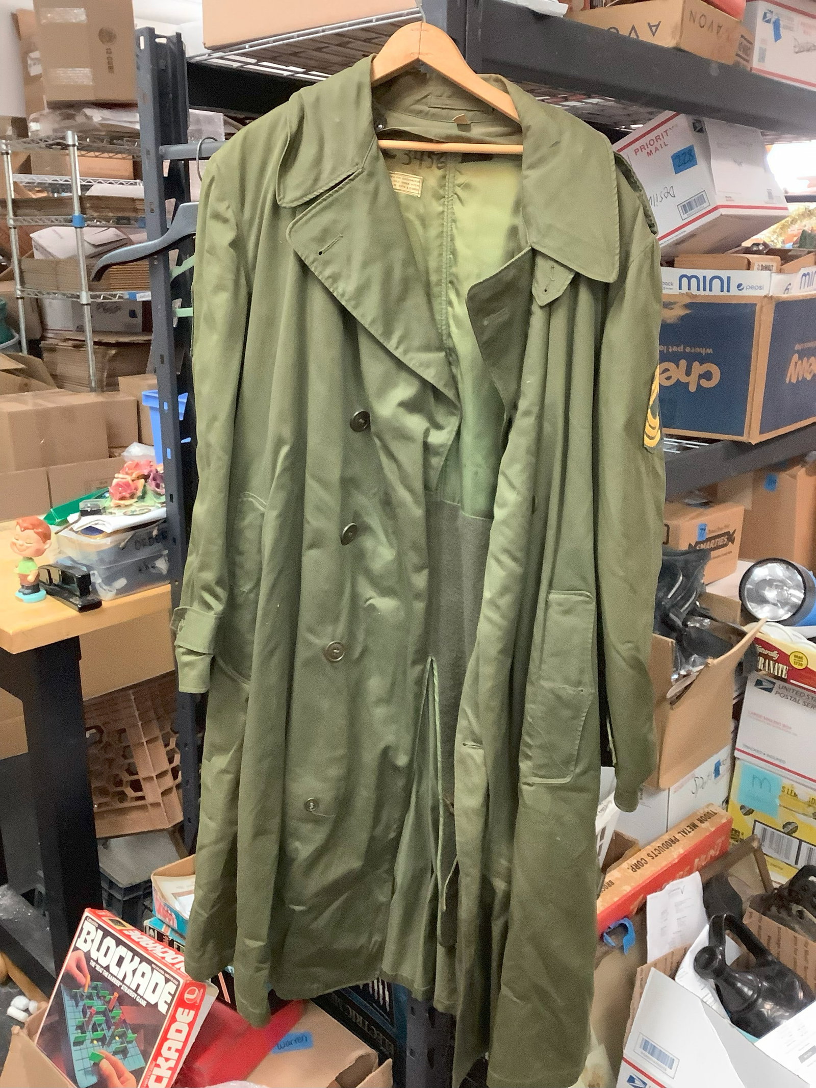 Military Winter Trench Coat Regular XL: Military Winter Trench Coat Regular XL