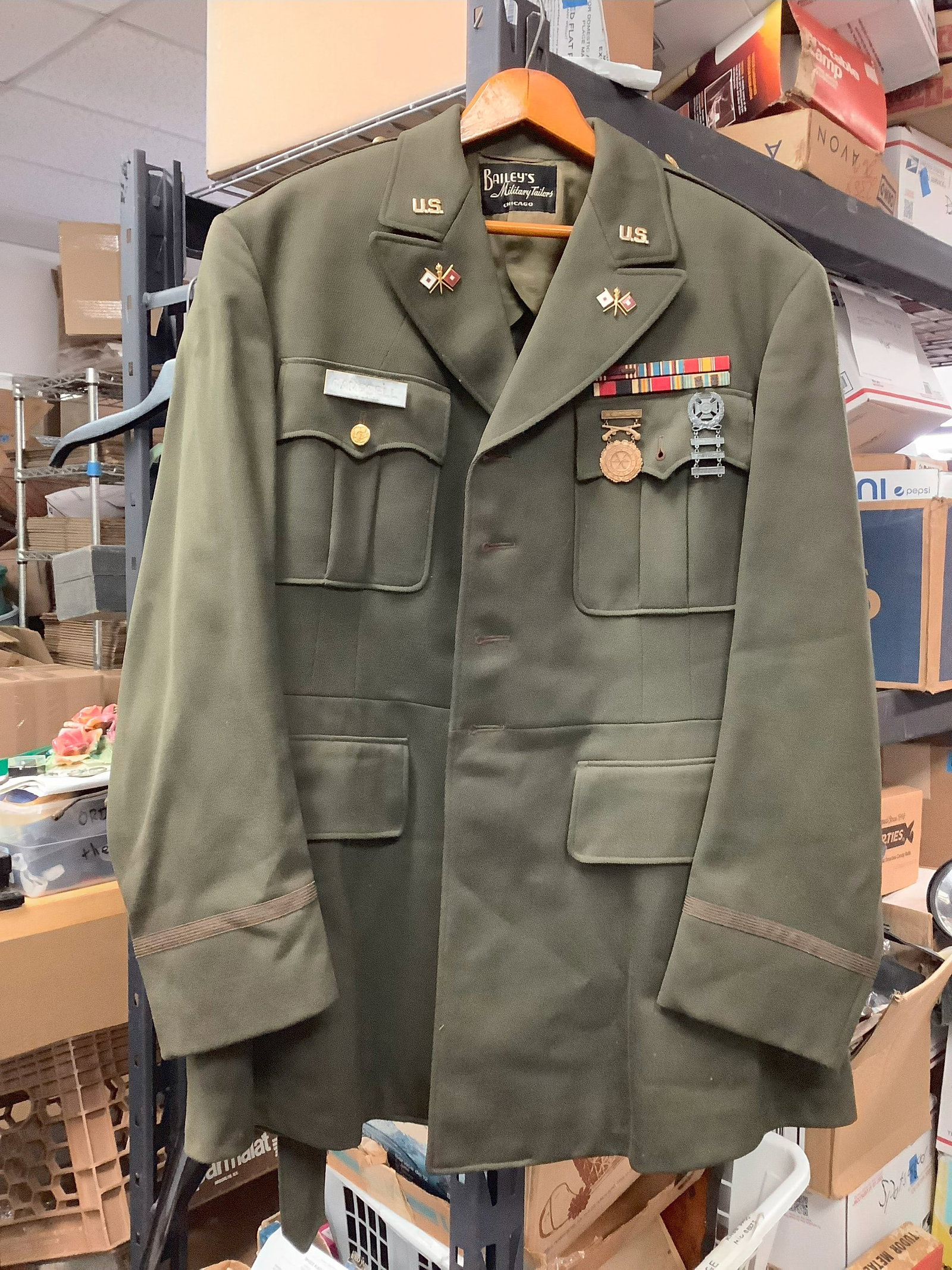 Military Coat with Medals: Military Coat with Medals