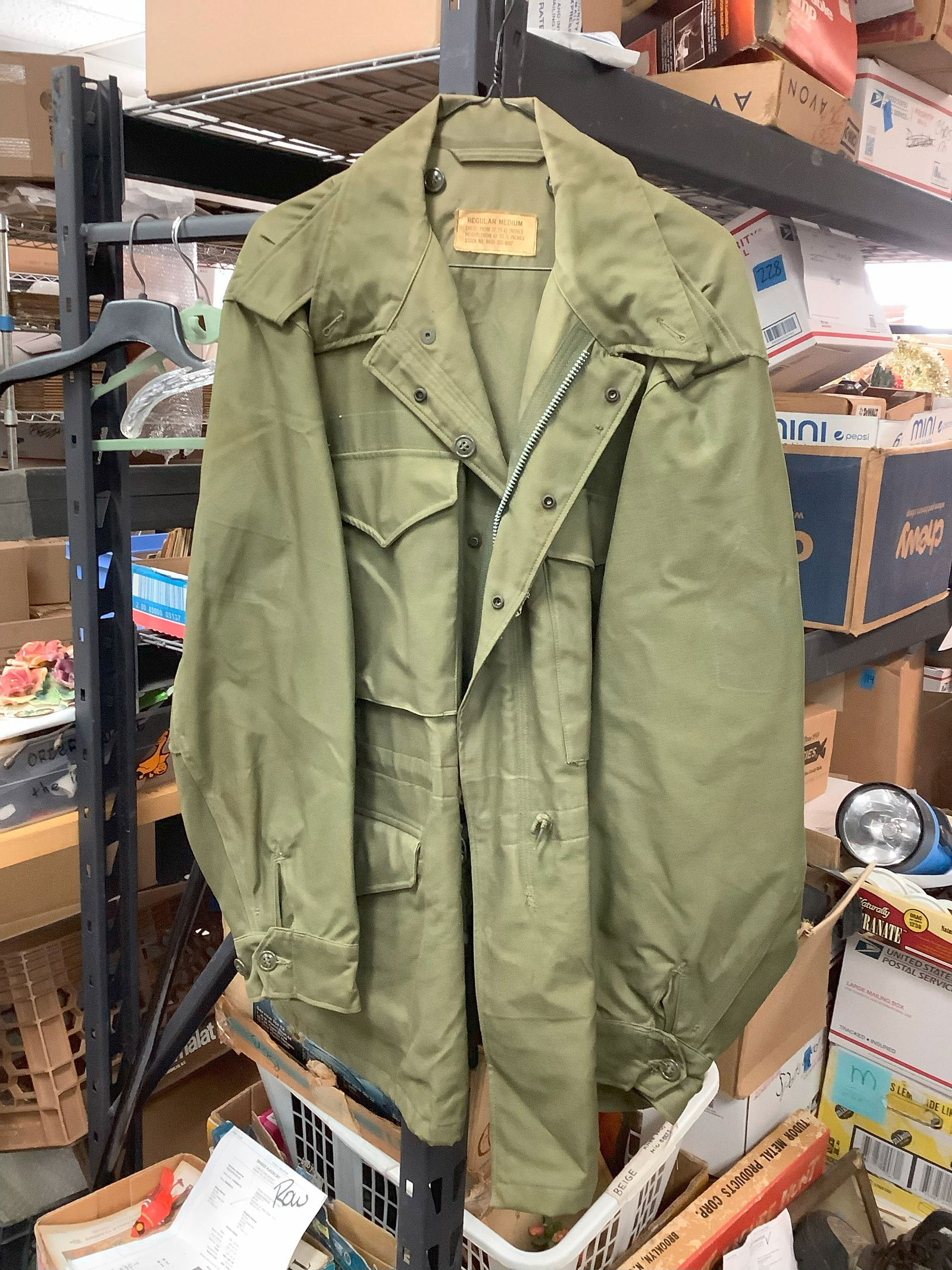 Military Field Jacket size Regular Medium (1 of 1)