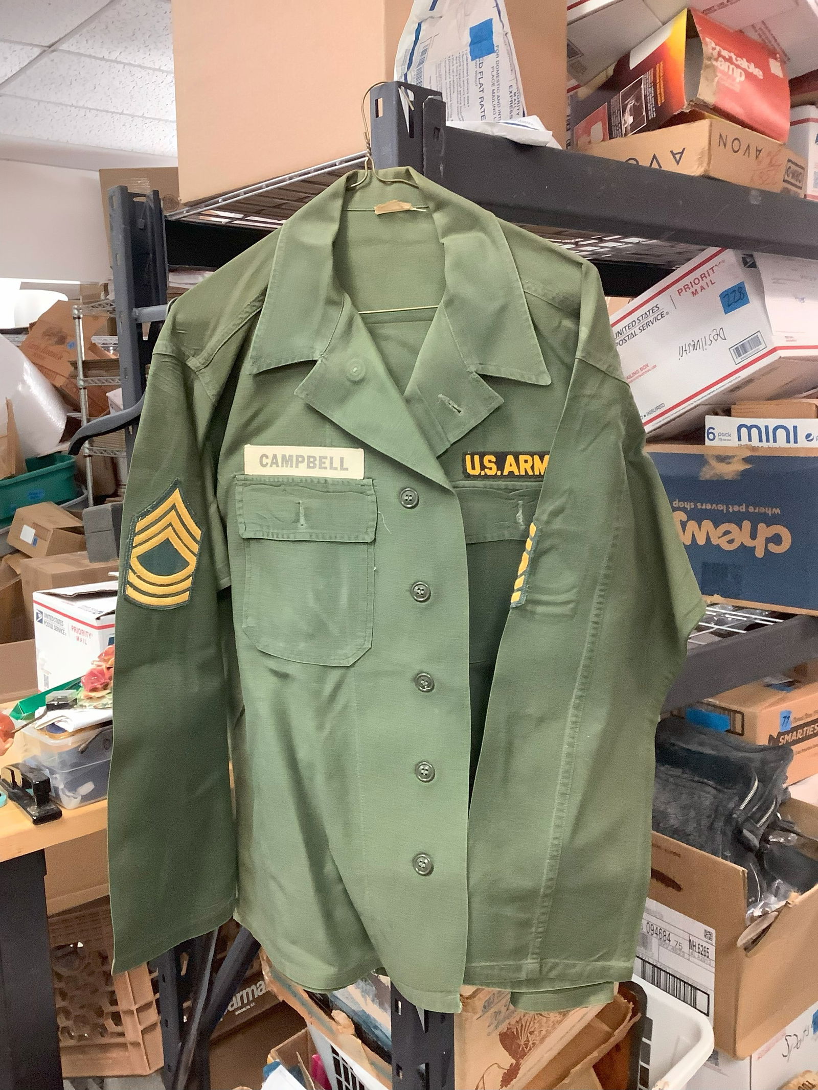 US Army Military Shirt size Large (1 of 1)