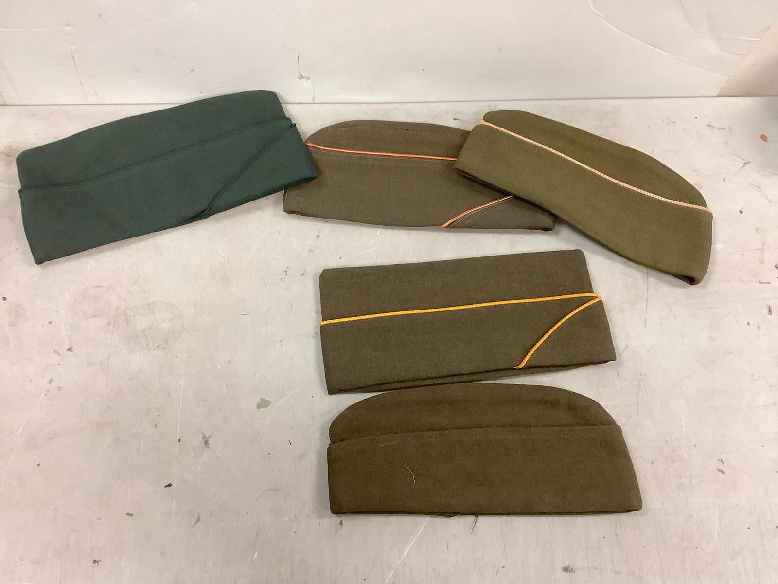 Lot of Assorted Military Caps (1 of 1)