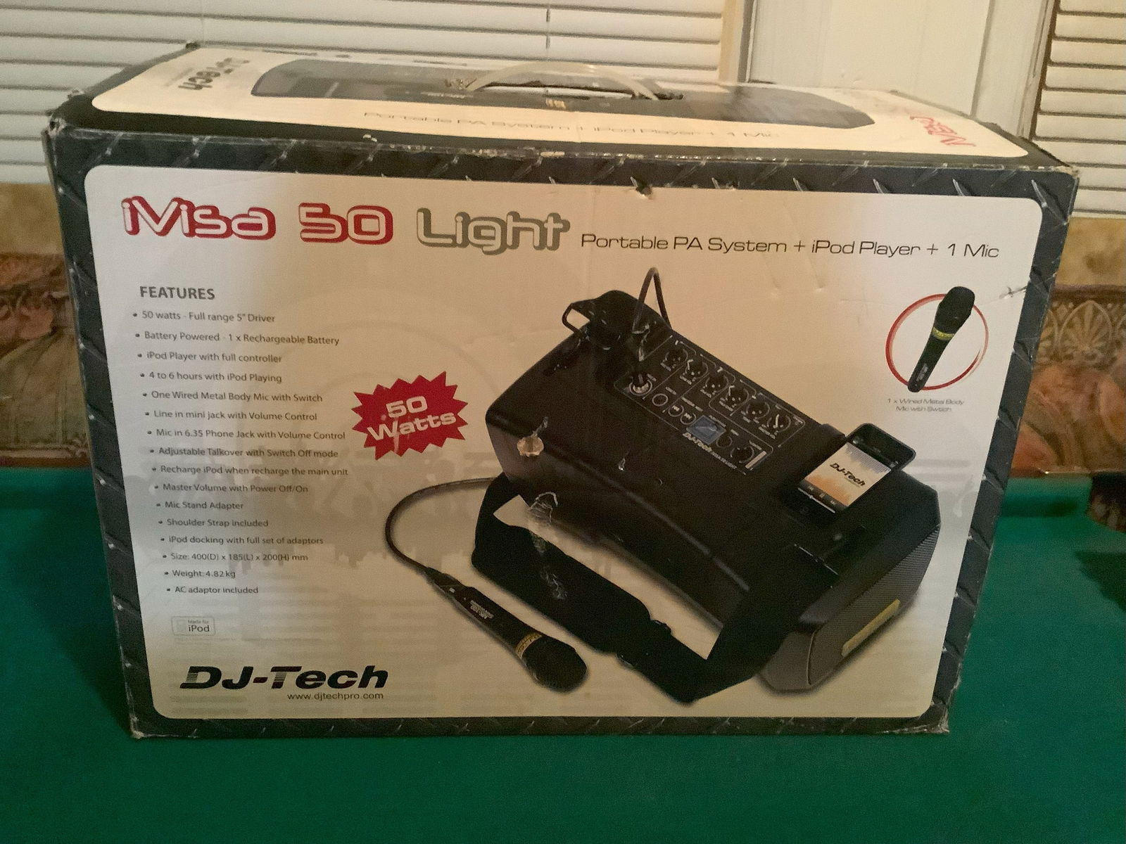 NIB iVisa 50 Light DJ-Tech Portable PA System (1 of 1)