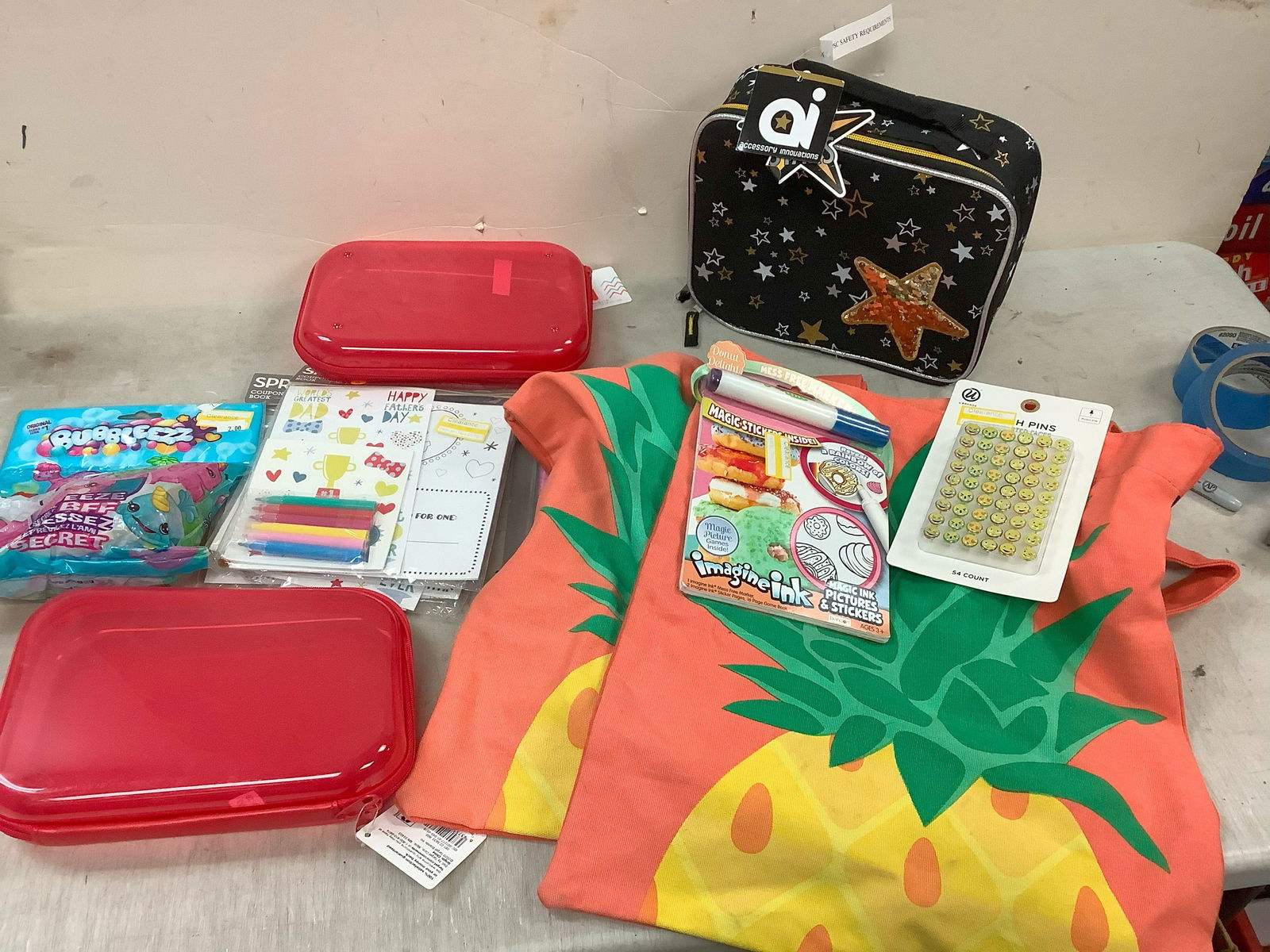 Imagine Ink, Faces Push Pins, Tote Bags, New Lunch Bag and more (1 of 1)