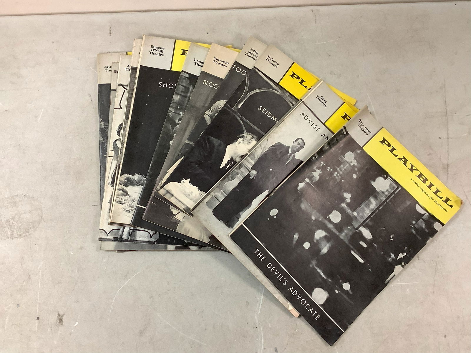 Lot of Assorted Vintage Playbills (1 of 1)