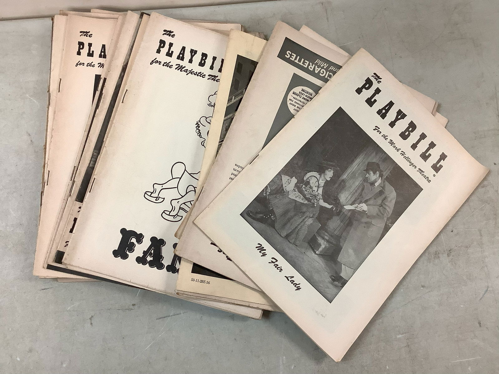 Lot of Assorted Vintage Playbills (1 of 1)