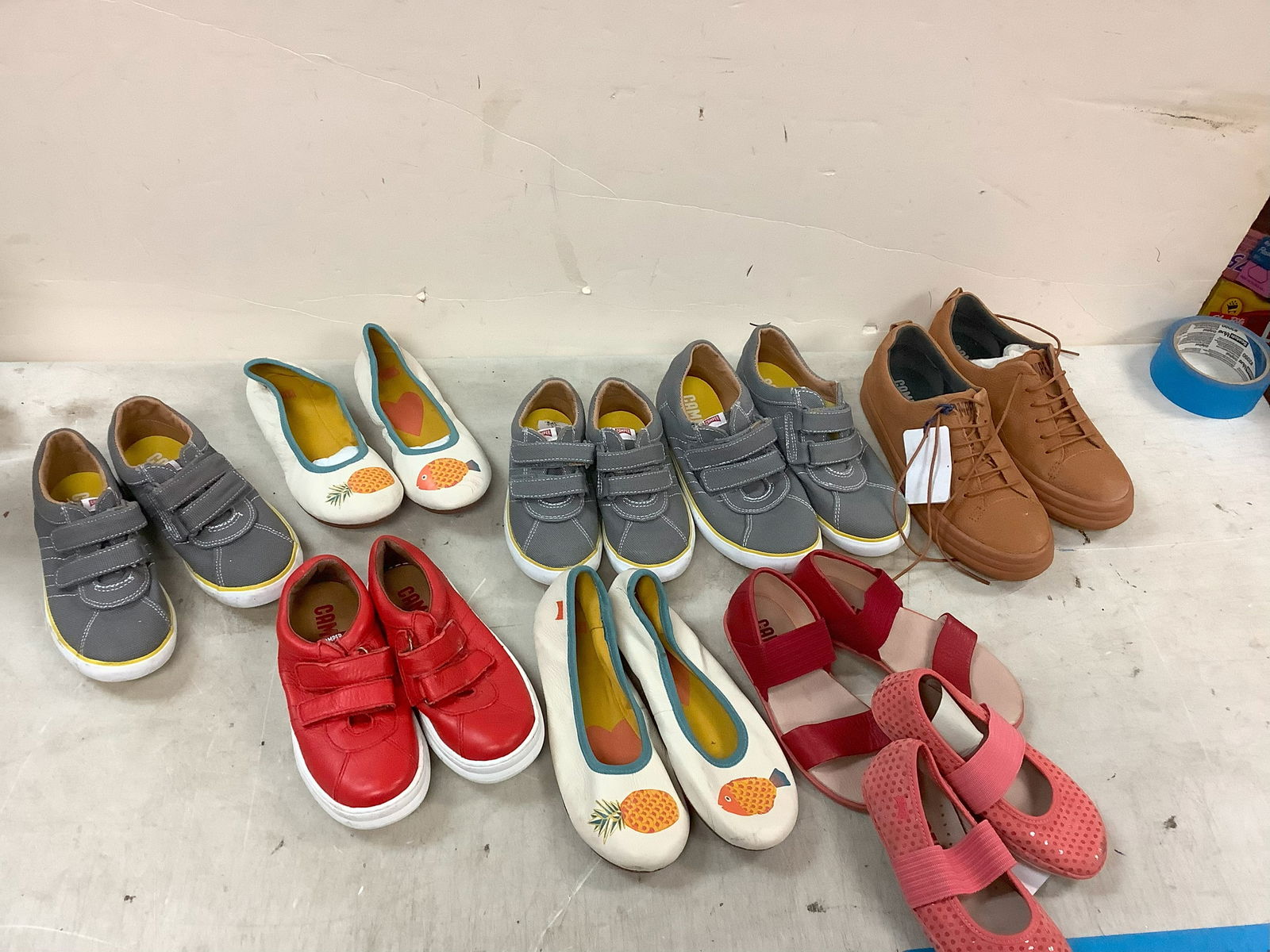 Lot of Camper Shoes - various sizes: Lot of Camper Shoes - various sizes