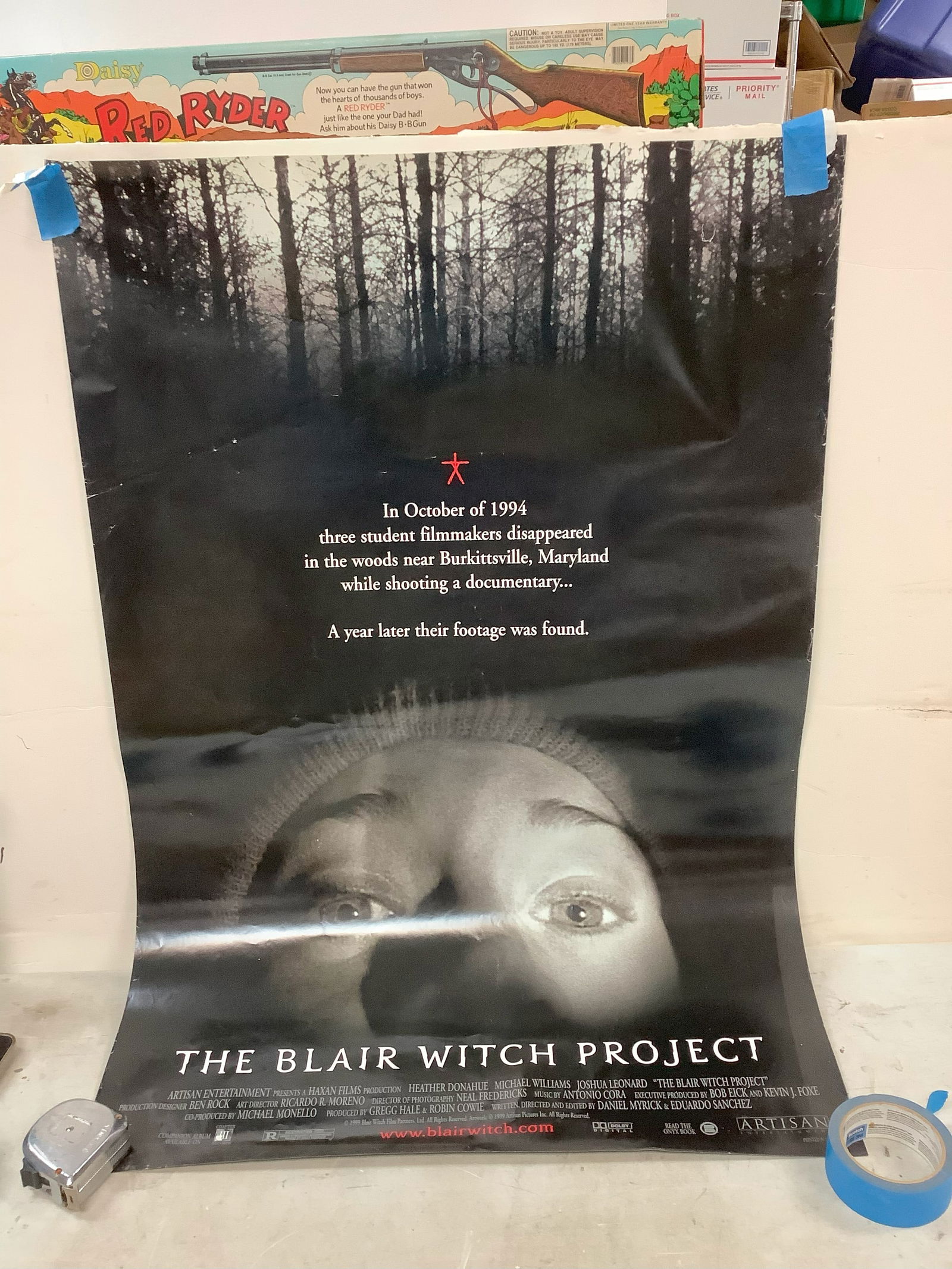 Movie Poster Double-Sided The Blair Witch Project 27x37 (1 of 1)