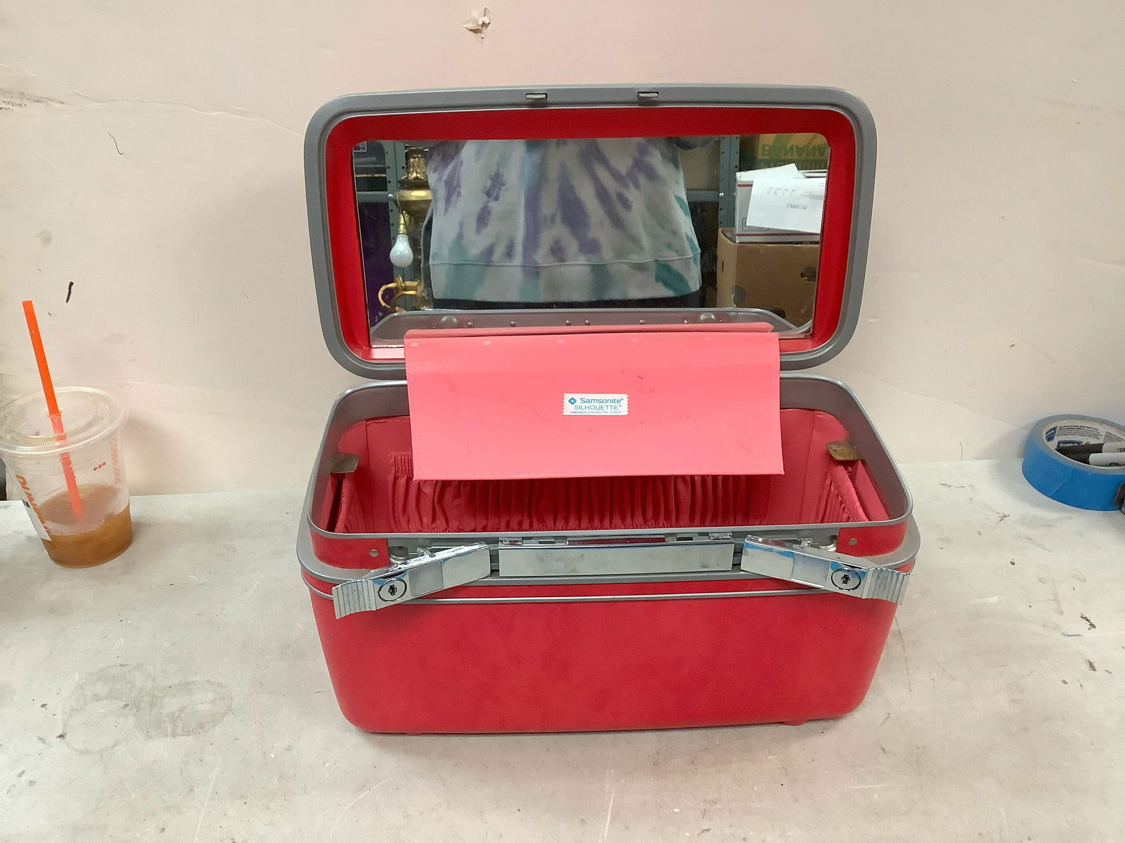 Samsonite Silhouette Vintage Makeup Carry Case (1 of 1)