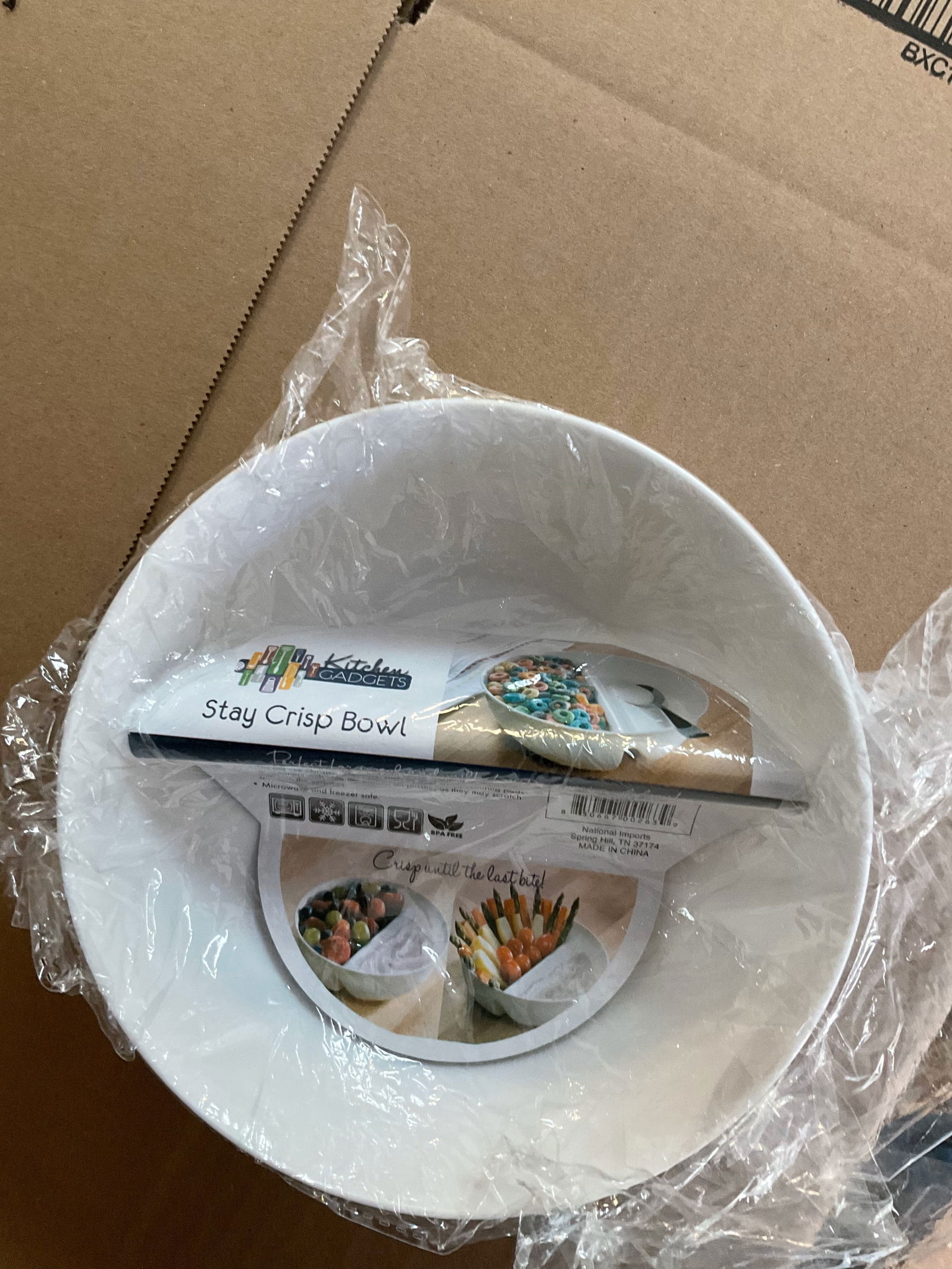 Box Full  of 70 Count New Kitchen Gadgets Stay Crisp Bowls (1 of 1)