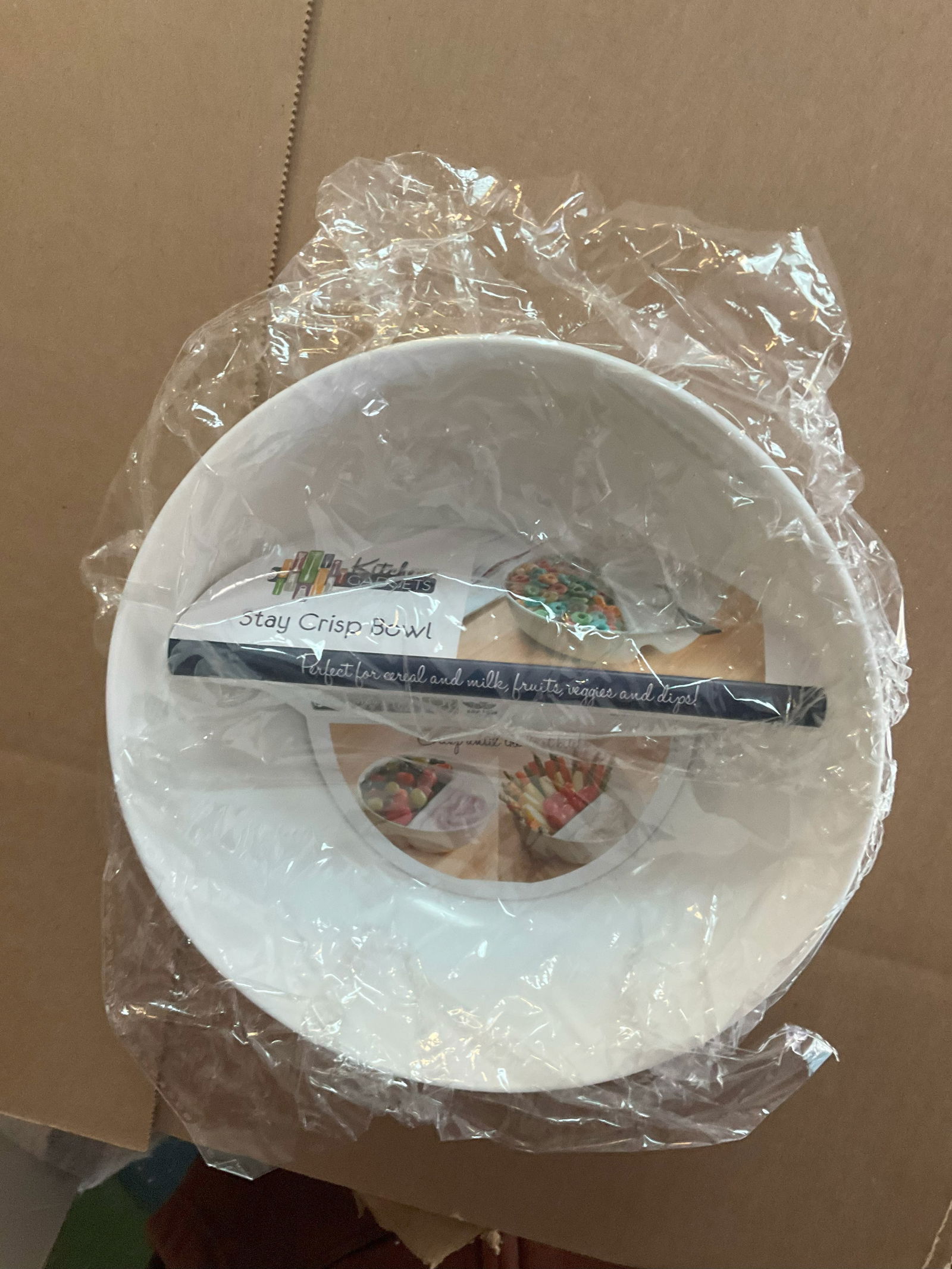 Box Full of 70 Count New Kitchen Gadgets Stay Crisp Bowls (1 of 1)