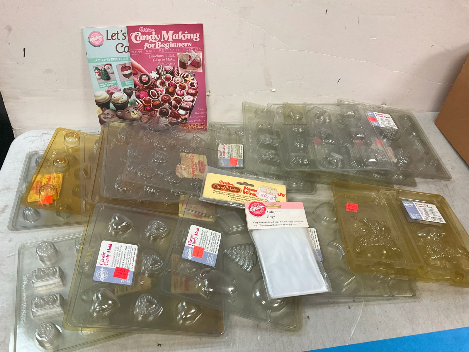 Lot of candy making molds and beginners books (1 of 1)
