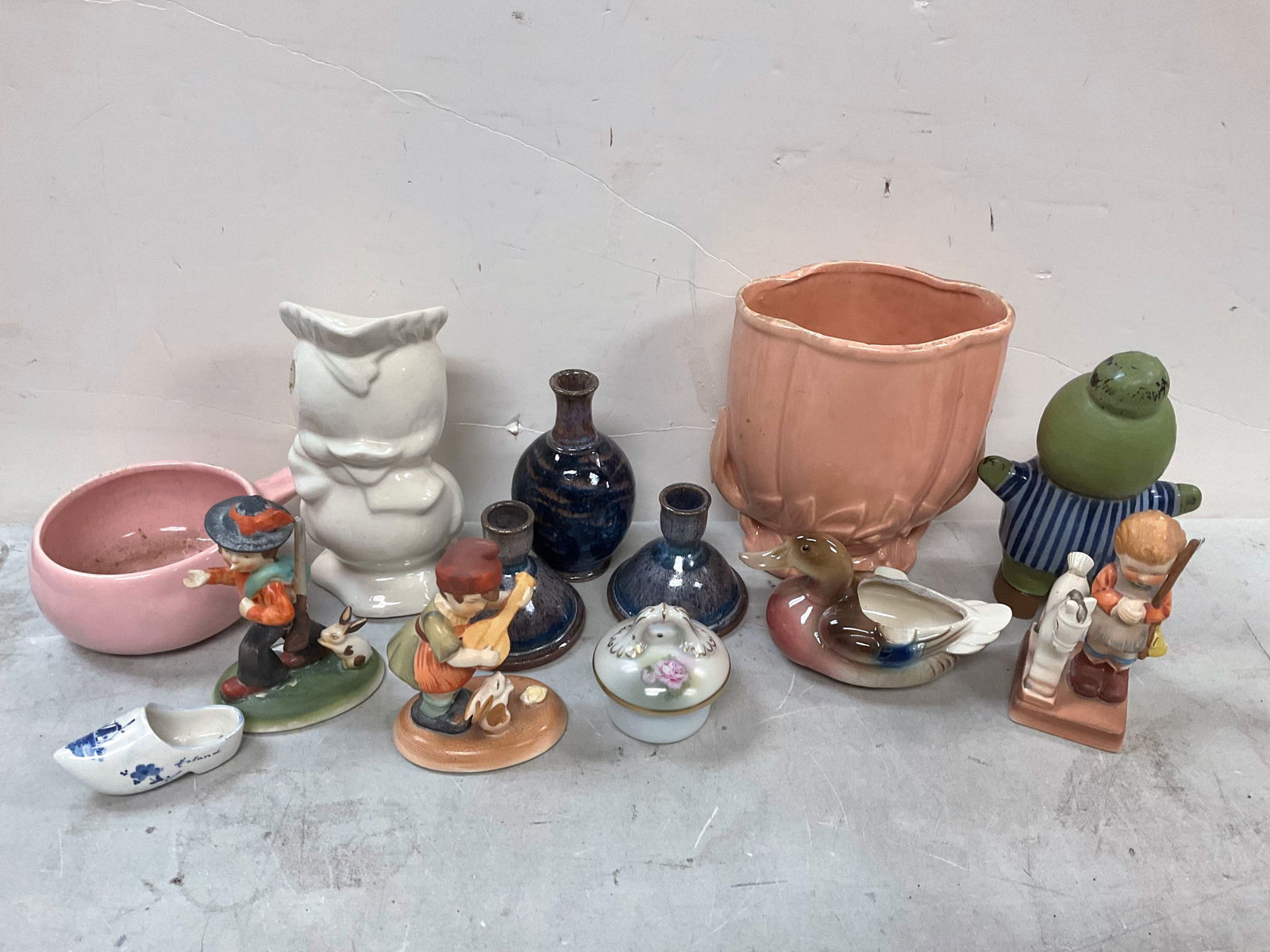 Lot of various decorative ceramics, pitcher, planter(7.5in.tall), and more (1 of 1)