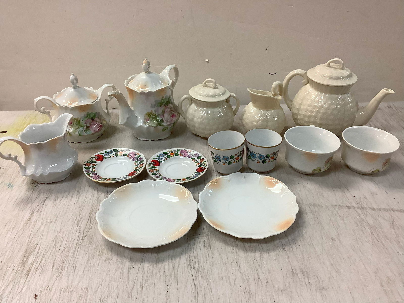 Lot of teapots, cups, dishes, and more (Kalosca, Lenox) (1 of 1)