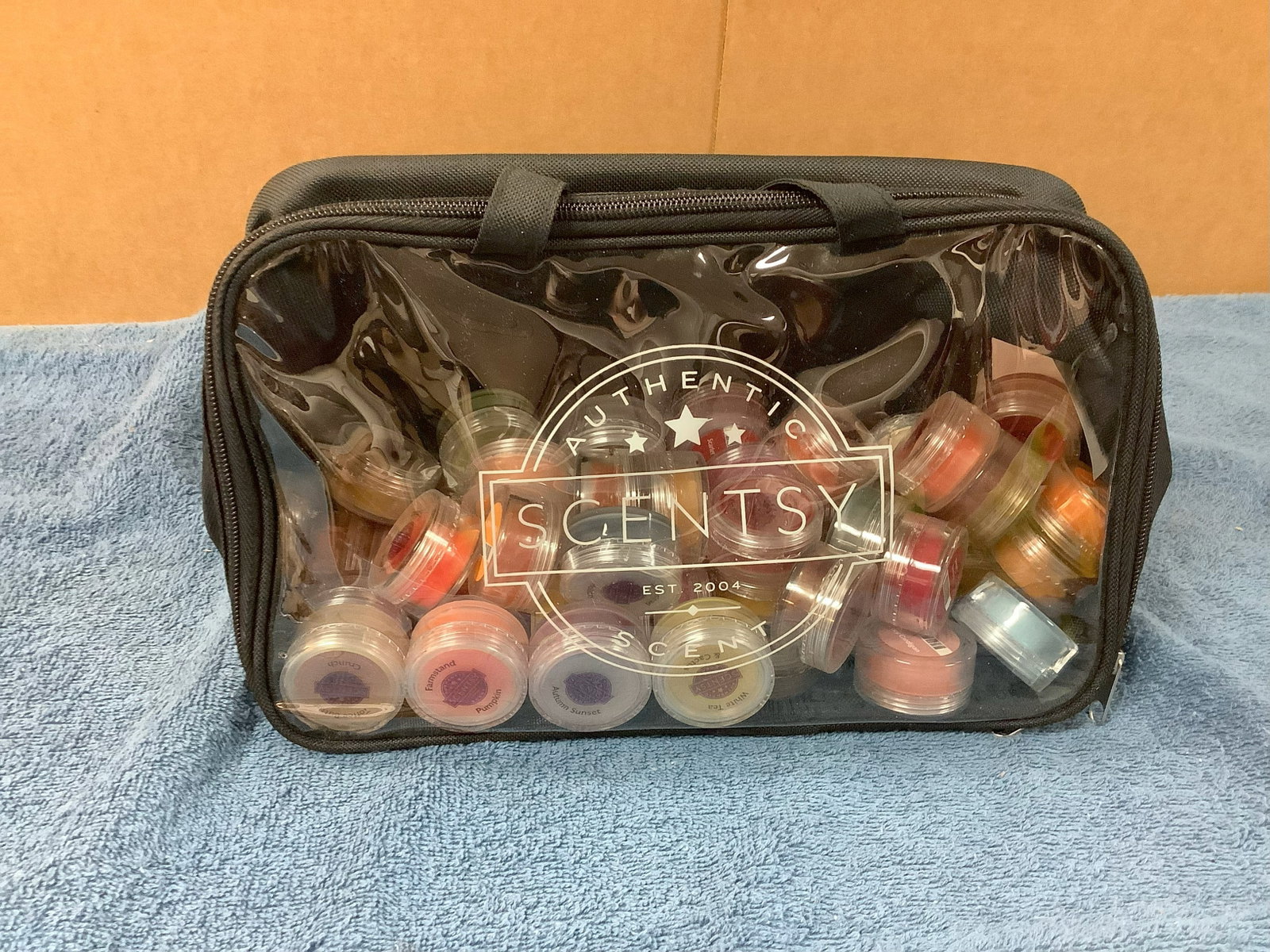 Official Scentsy Candle Salesperson Sample Lot with Bag: Official Scentsy Candle Salesperson Sample Lot with Bag