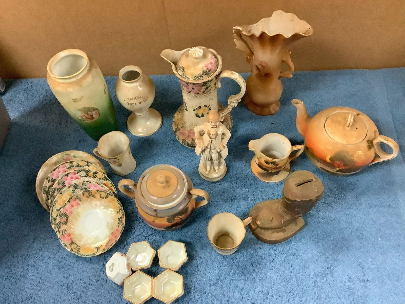 Nippon Hand Painted Sugar Bowl, Rosenthal Vase and More (1 of 1)