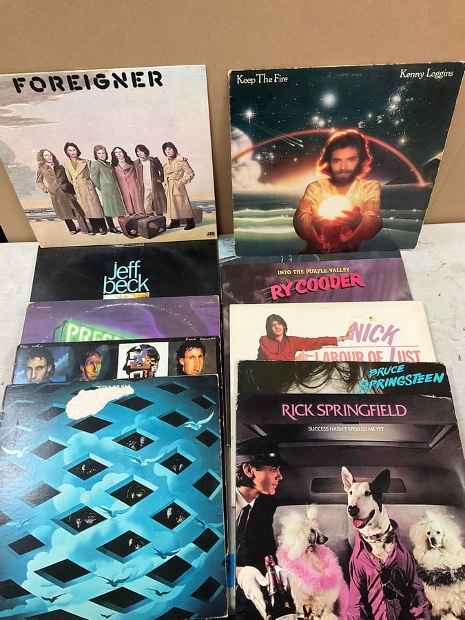 Lot of Albums including Bruce Springsteen, Foreigner, The Who, Billy Joel and More (1 of 1)