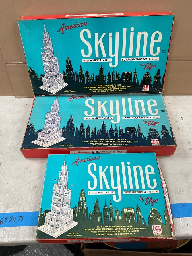 American Skyline Construction Sets in Boxes -No.93 and No.91 (1 of 1)