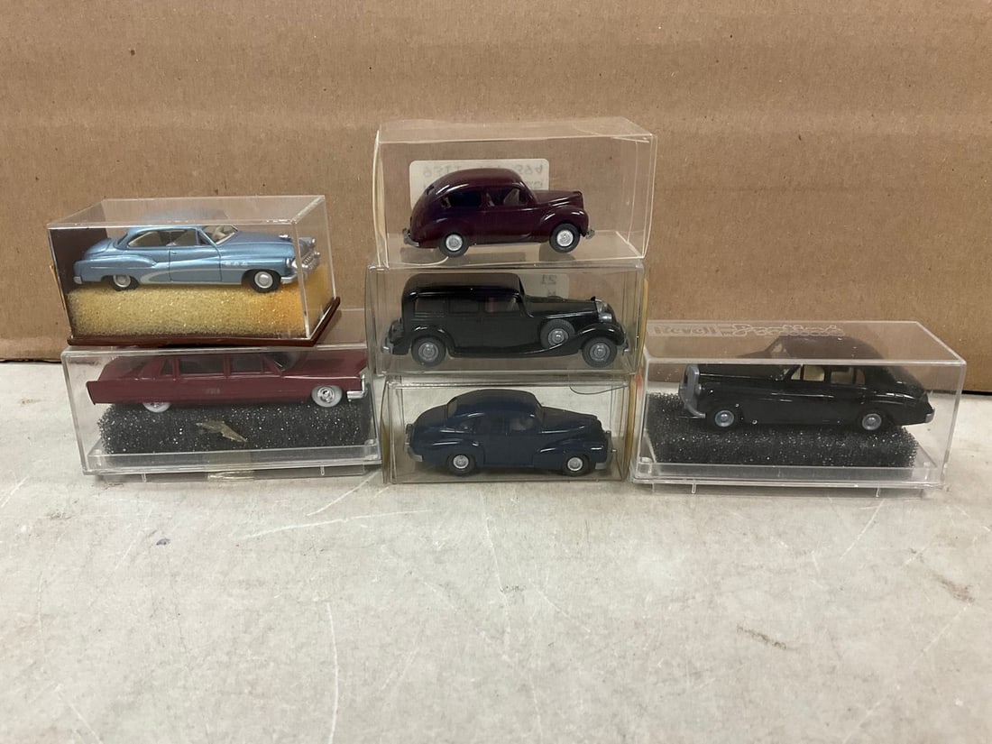 Lot of Assorted Vintage Collectible Toy Truck and Cars in Cases incl Wiking and Revell (1 of 1)