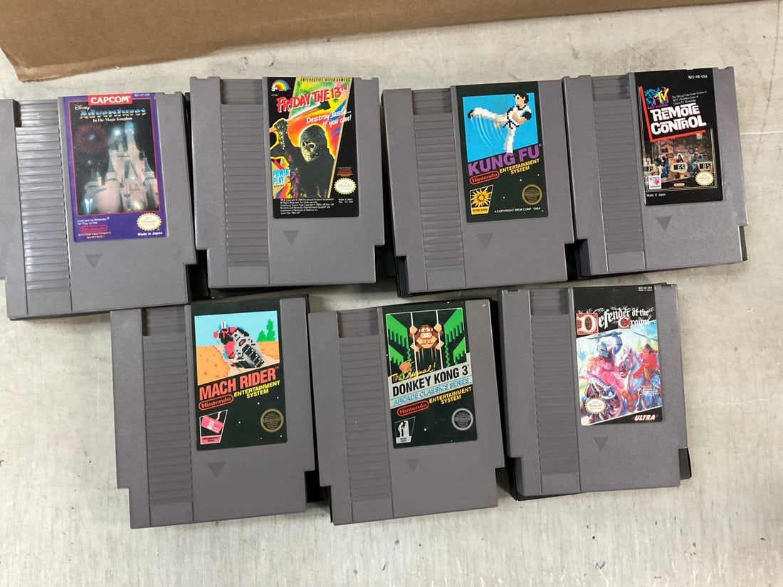 Lot of Nintendo games (Friday the 13th, Kung Fu, Donkey Kong, etc): Lot of Nintendo games (Friday the 13th, Kung Fu, Donkey Kong, etc)