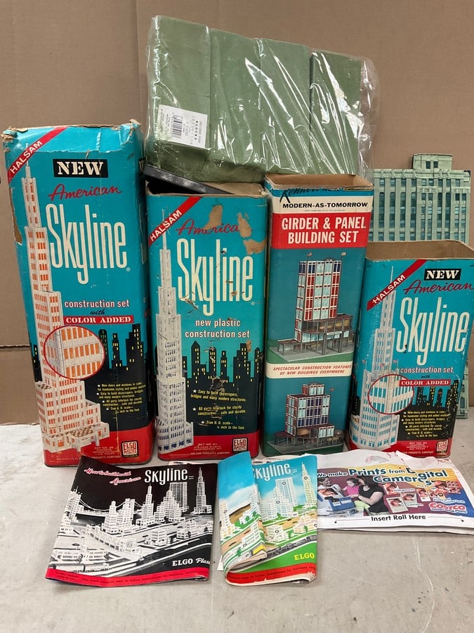Lot of Skyline Construction Sets, Girder & Panel Building set and more (1 of 1)