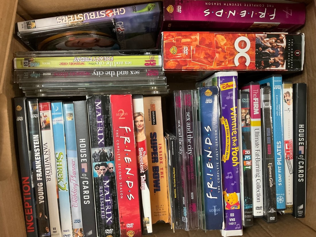 Lot of Various Movies, DVDs, VCR tape, and more (1 of 1)