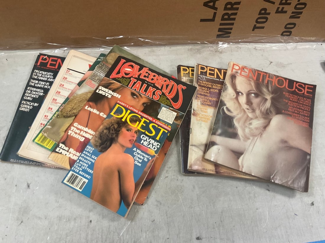 Lot of Vintage Penthouse, Lovebird Talks and more Magazines Circa 1970s: Lot of Vintage Penthouse, Lovebird Talks and more Magazines Circa 1970s