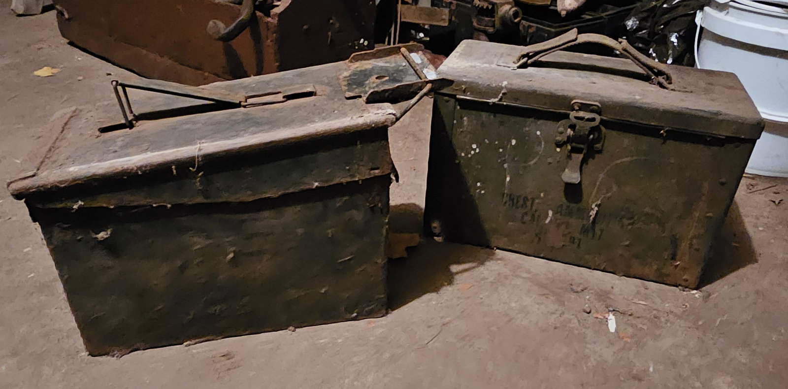 Vintage Metal Ammo Boxes (1 of 1)
