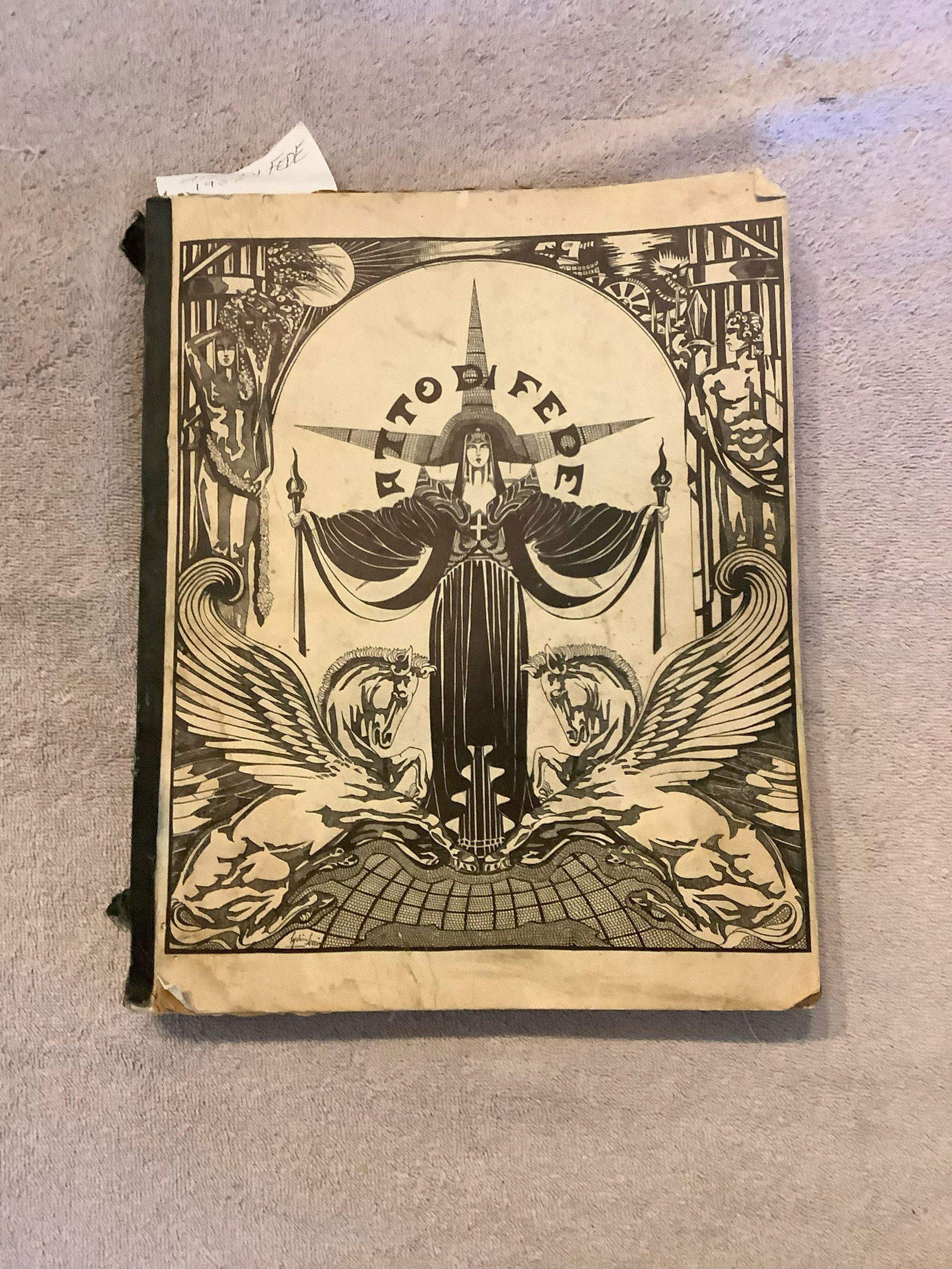 Vintage Atto Di Fede Book (1 of 1)