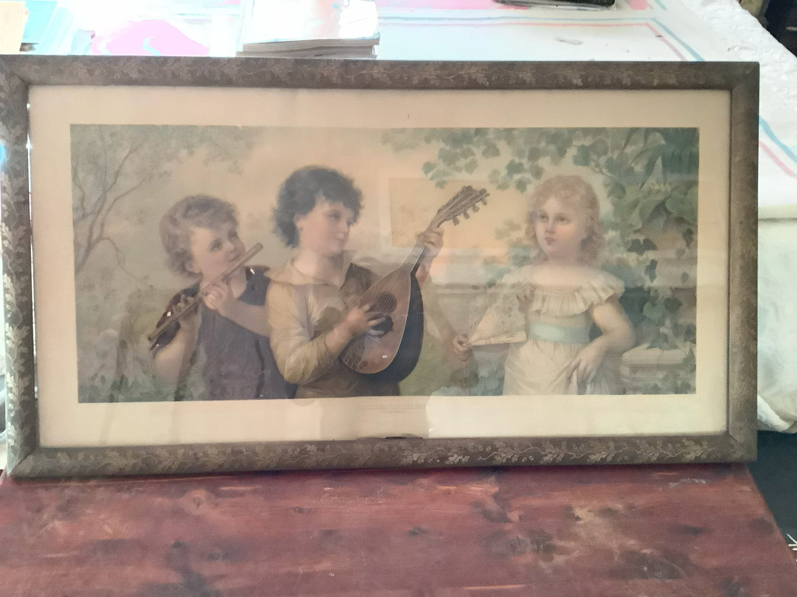 Vintage Framed Picture: Vintage Framed Picture