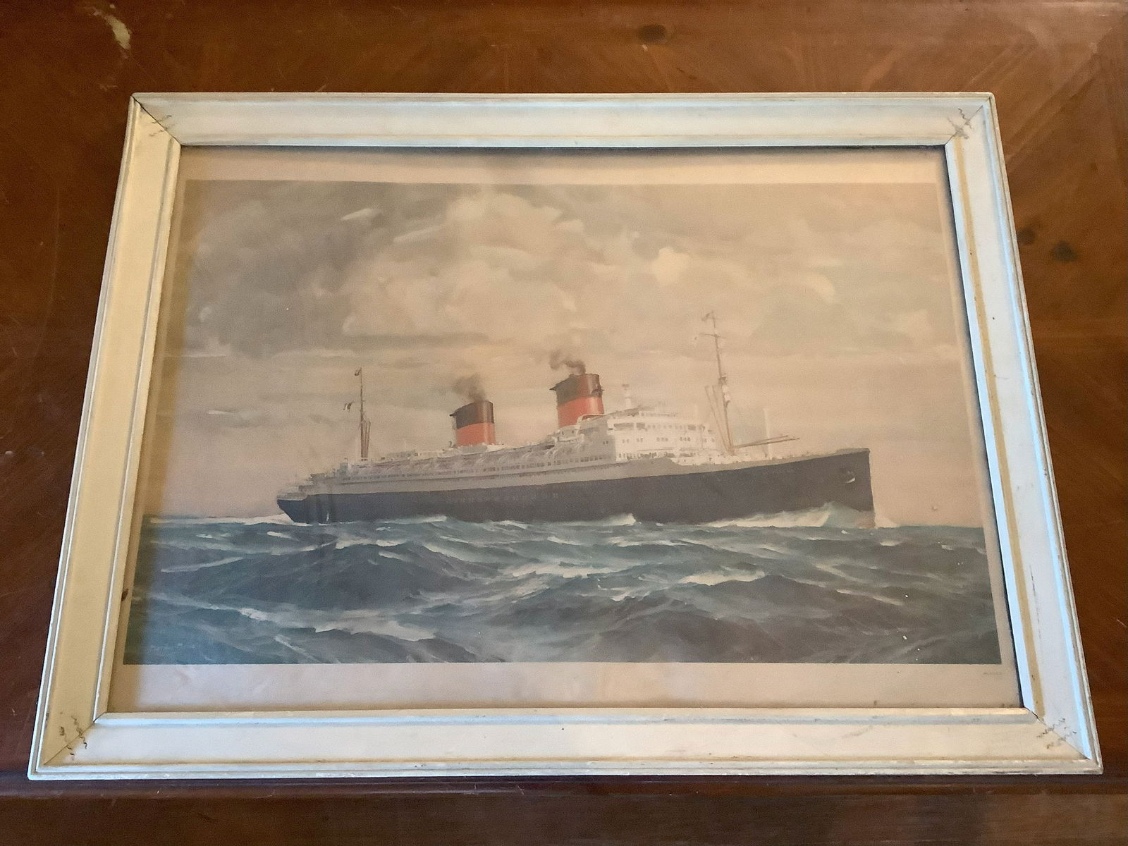 Framed Steam Ship Art (1 of 1)