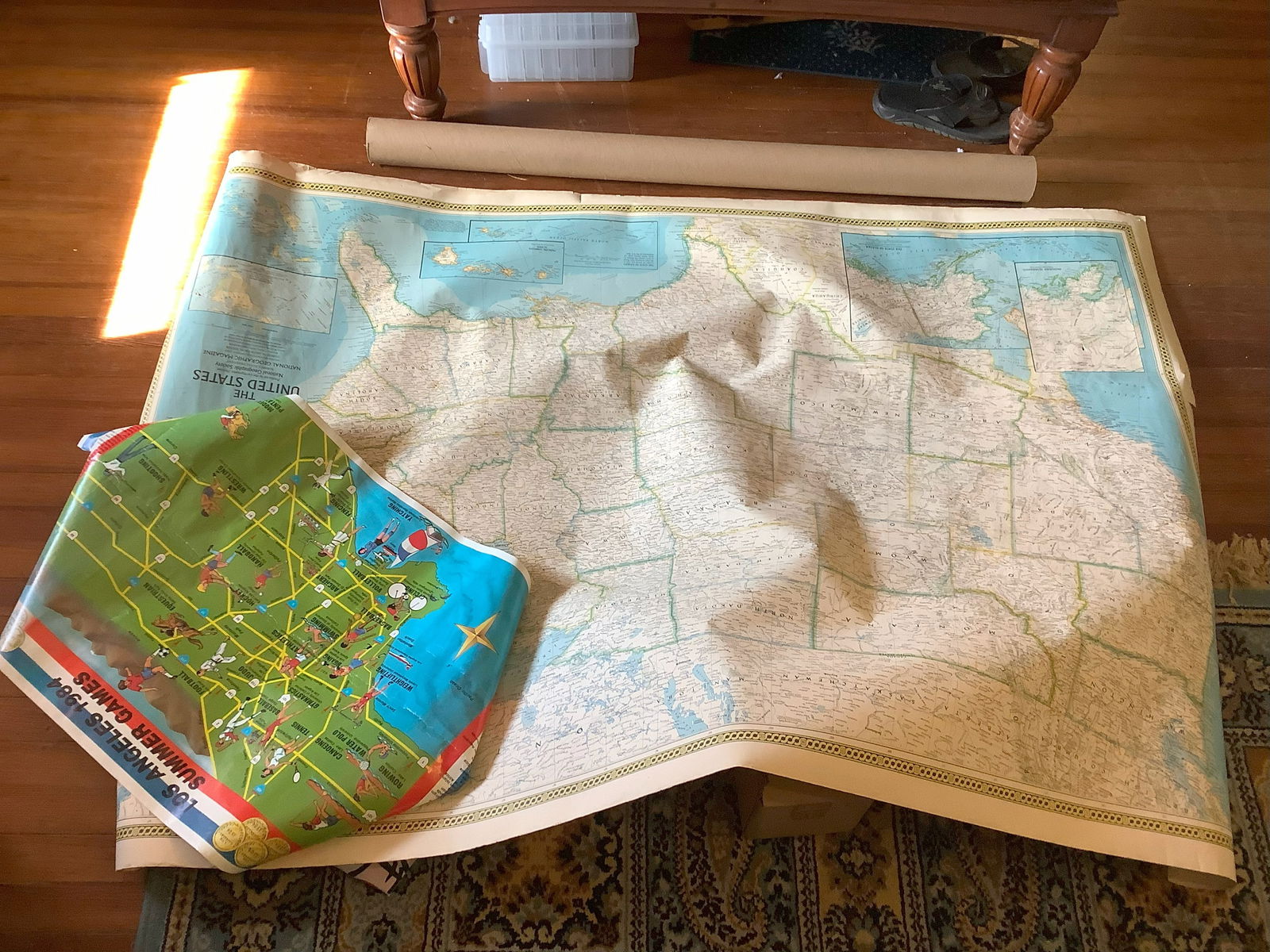 Sterling Silver Vintage Tray, Sterling Handle (1 of 1)