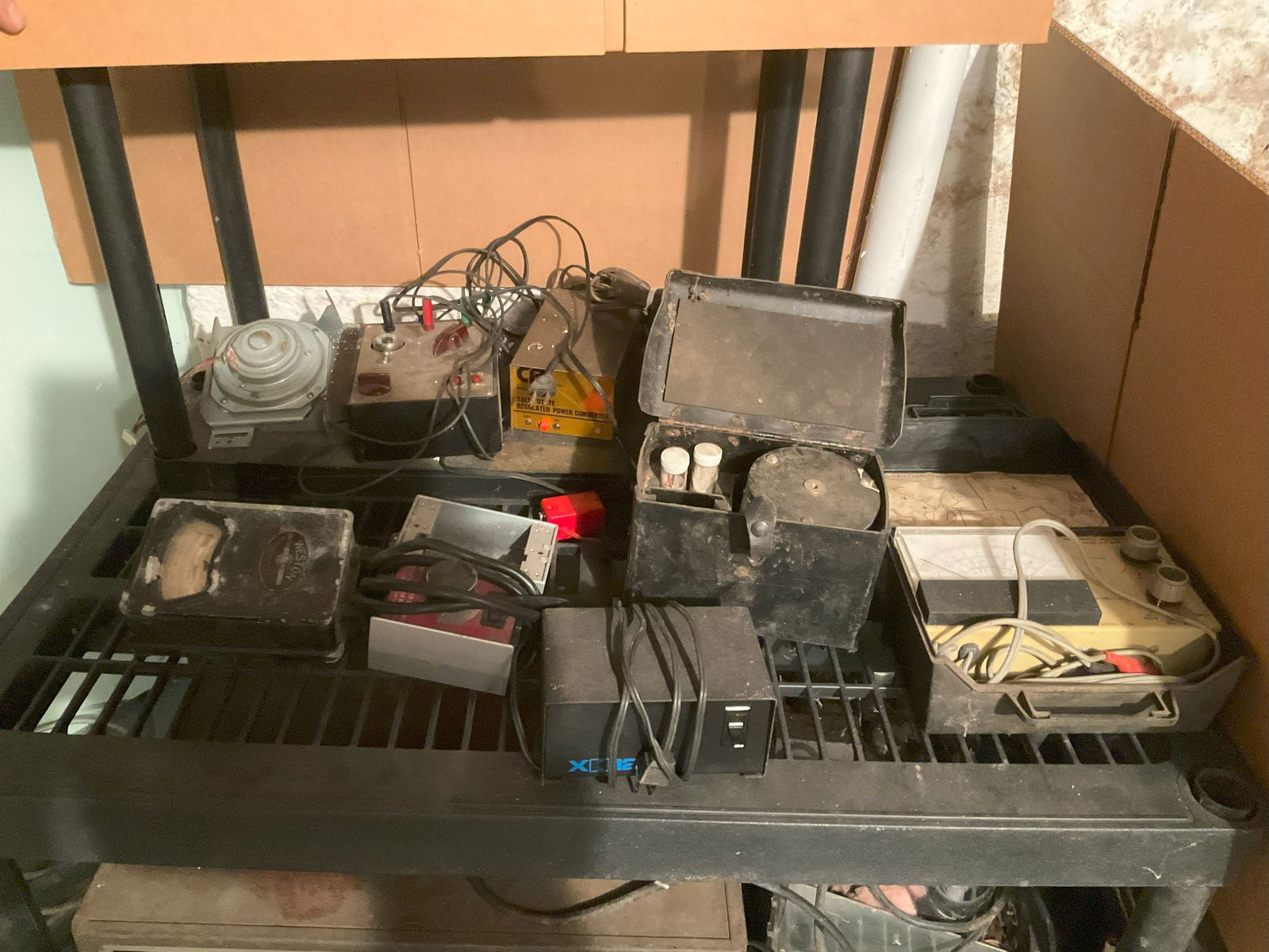 Vintage Tin Storage/Filing Boxes, Air Compressor and more (1 of 1)