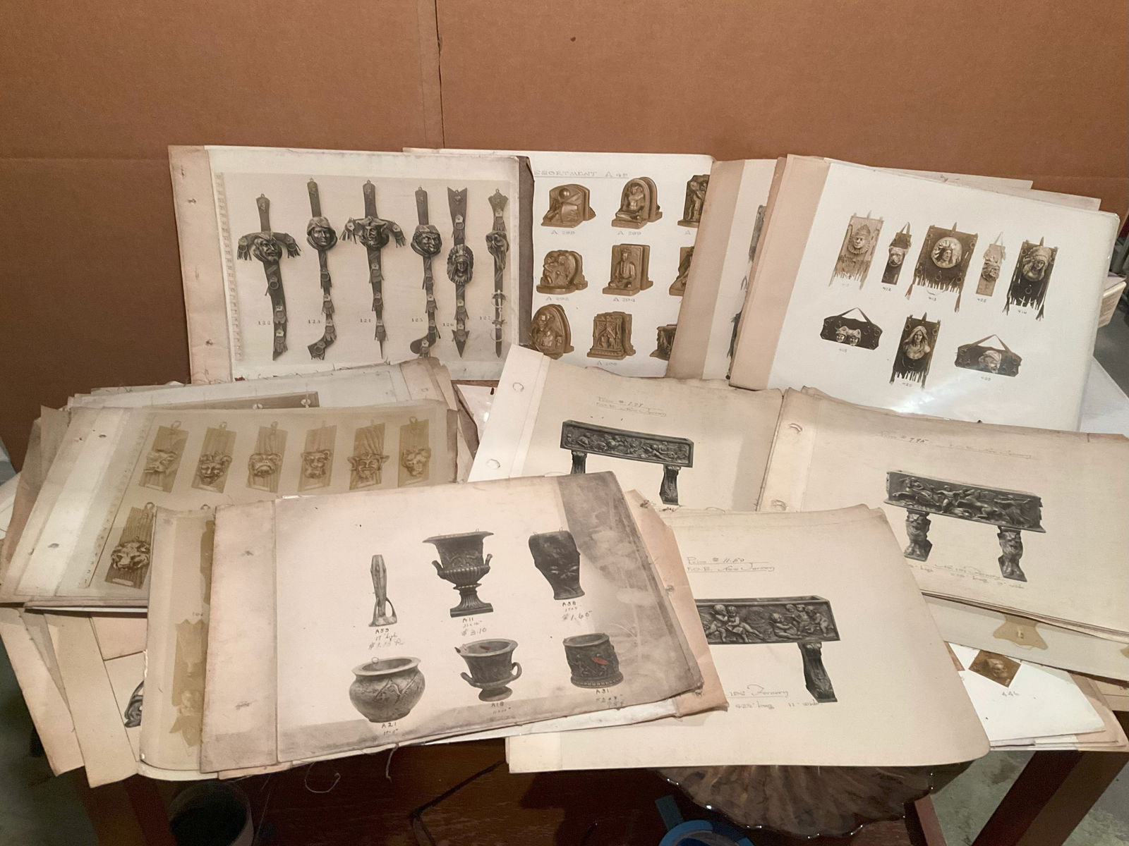 Vintage Canvas and Wood Folding Table (1 of 1)