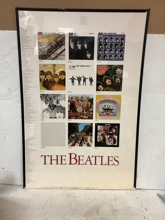 The Beatles Framed Poster 36x24.25" (1 of 1)