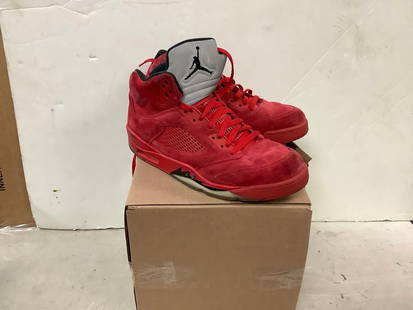 Red Jordans Size US Size 12: Red Jordans Size US Size