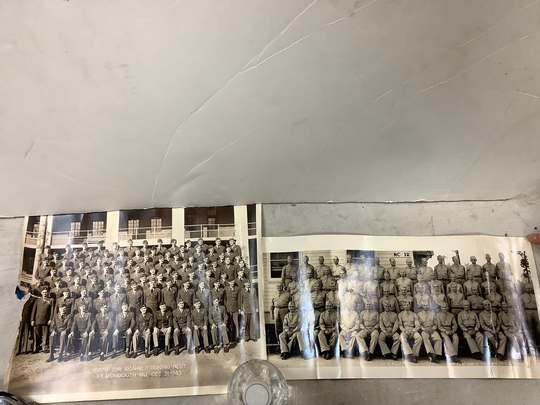 Lot of vintage black and white signal training photos (1 of 1)