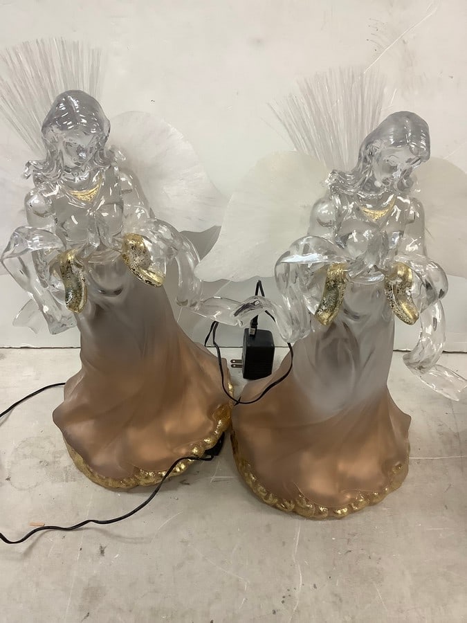 Two Light Up Angels 19" (1 of 1)