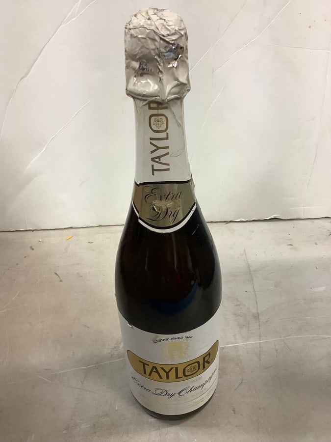 Freixenet Cordon Negro White Sparkling Wine: Any contents in bottle is Free; You are bidding on the bottle & unbroken tax stamp