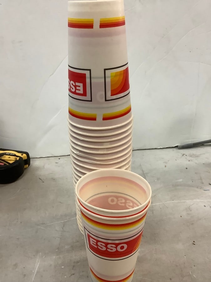 Vintage Esso Cups 26 Count: Vintage Esso Cups 26 Count