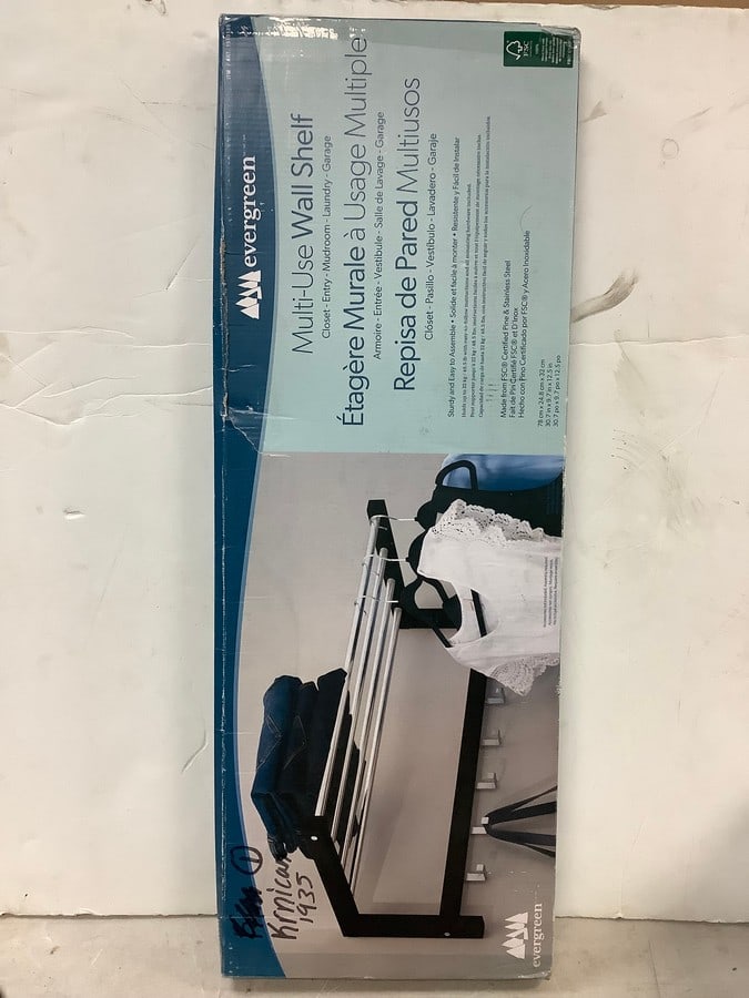 Evergreen Multi-use Wall Shelf  30.7in.x9.7in.x12.5in. (1 of 1)