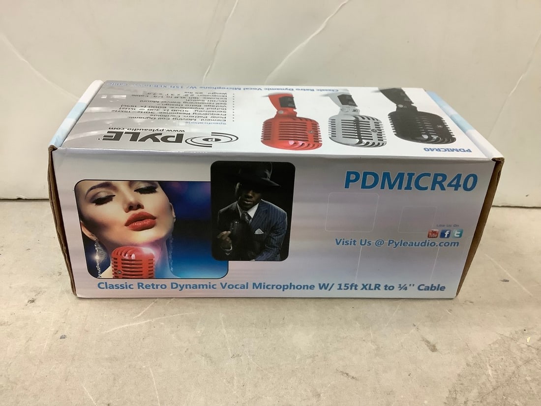 Pyle classic retro dynamic vocal microphone (1 of 1)