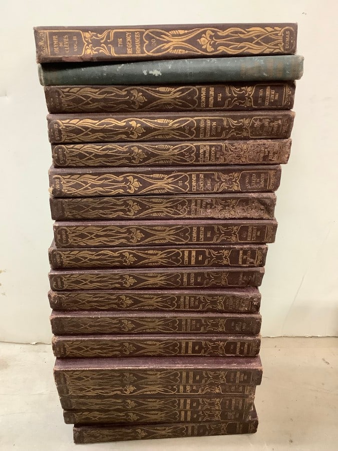 Lot of various books from 1883 Regency Romantics (1 of 1)