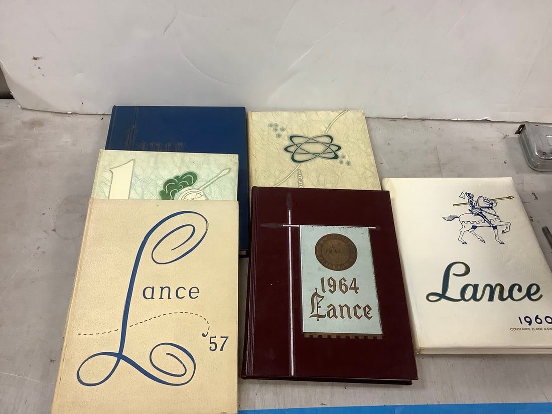 Lot of vintage year books (1 of 1)